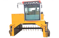 羊糞有機肥顆粒生產(chǎn)線(圖1) 翻拋機