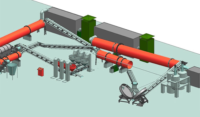 羊糞有機肥顆粒生產(chǎn)線(圖1) 羊糞有機肥生產(chǎn)線