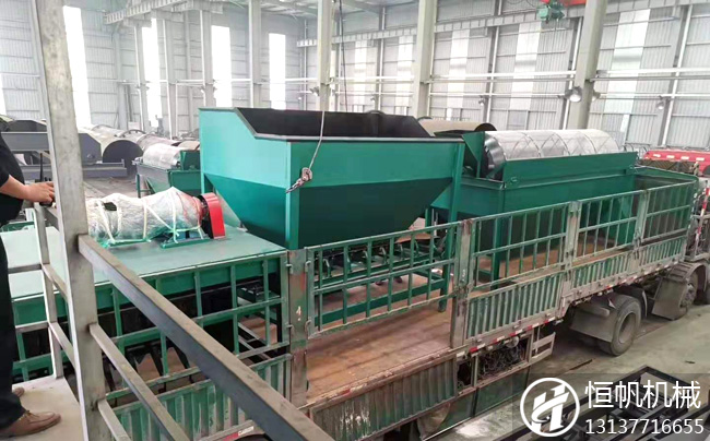 平頂山汝陽年產5千噸雞糞有機肥設備發貨(圖2) 平頂有機肥生產線設備