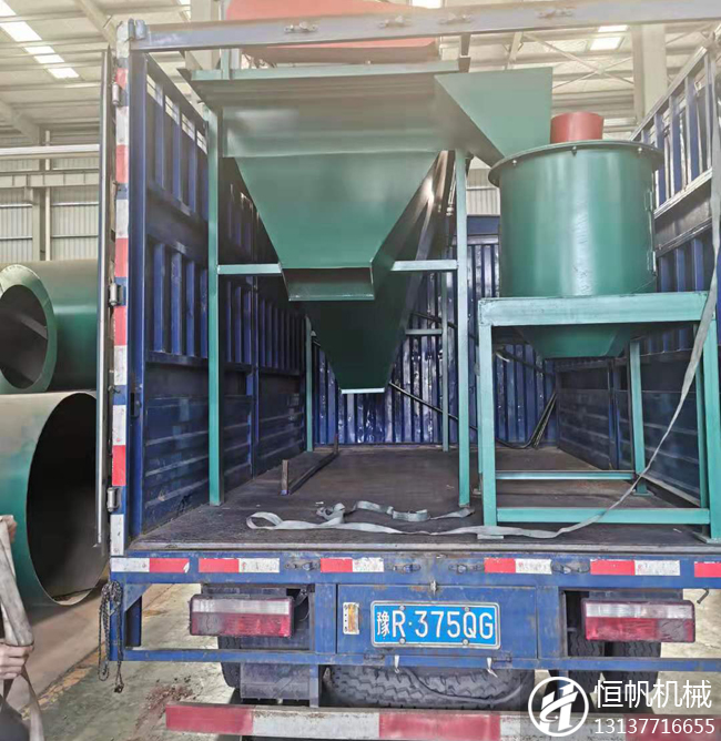 鄭州恒帆篩分機與粉碎機助力廣東清遠雞糞有機肥生產線(圖2) 立式粉碎機