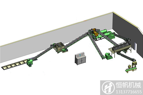 養(yǎng)豬場糞便怎么處理?小型豬糞有機肥生產(chǎn)線生產(chǎn)過程(圖1) 小型豬糞有機肥生產(chǎn)線
