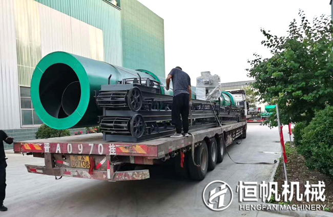 年產2萬噸豬糞有機肥顆粒生產線設備完工即刻發(fā)至赤峰(圖4) 赤峰年產2萬噸豬糞有機肥生產設備